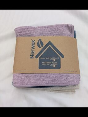 Norwex Lavender Body and Face Pack - Set of 3 Microfiber Cloths